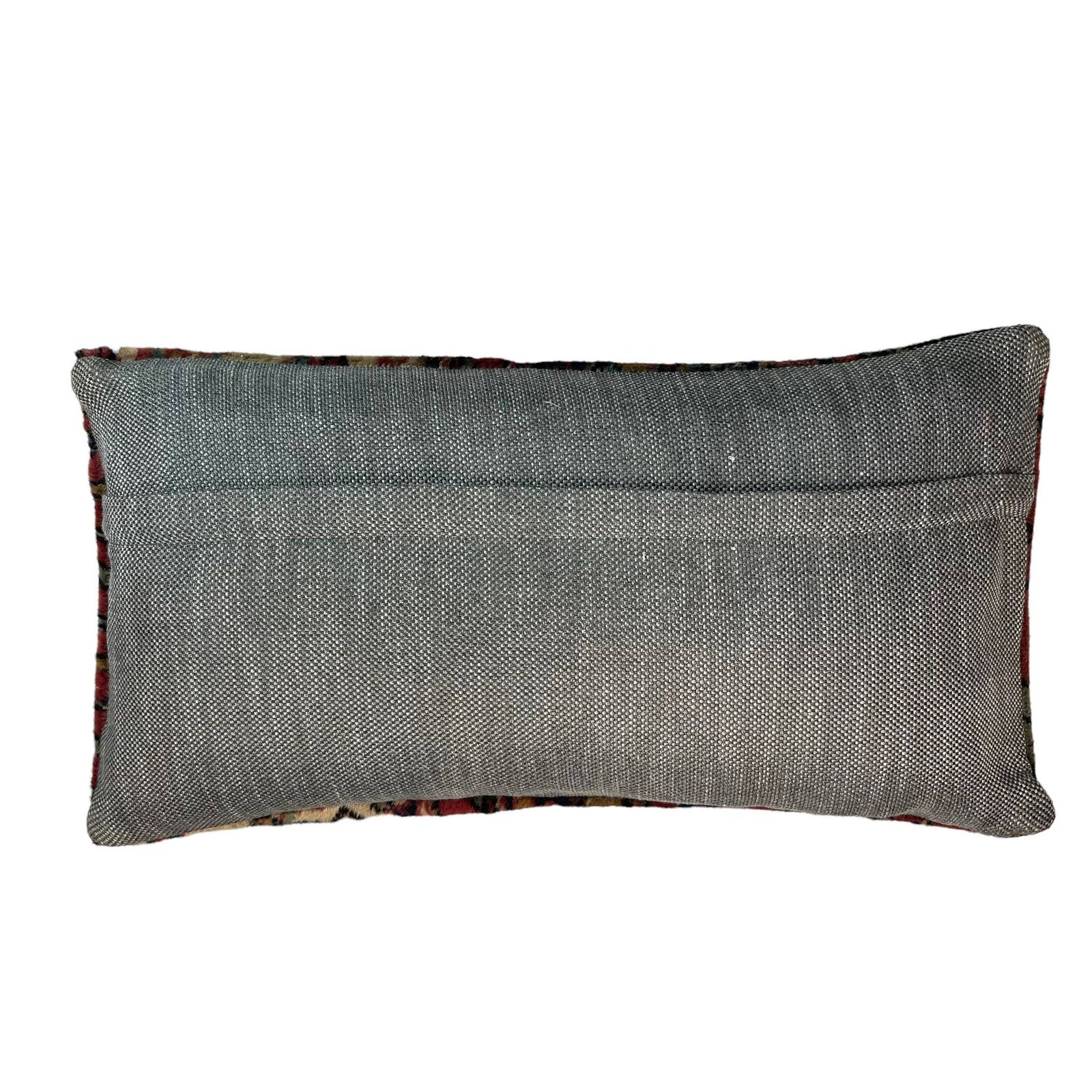 Vintage Hand Made Rug Cushion Cover, Decorative Rug Pillow Cover, Large Vintage Turkish Rug Cushion Cover photo 75.0