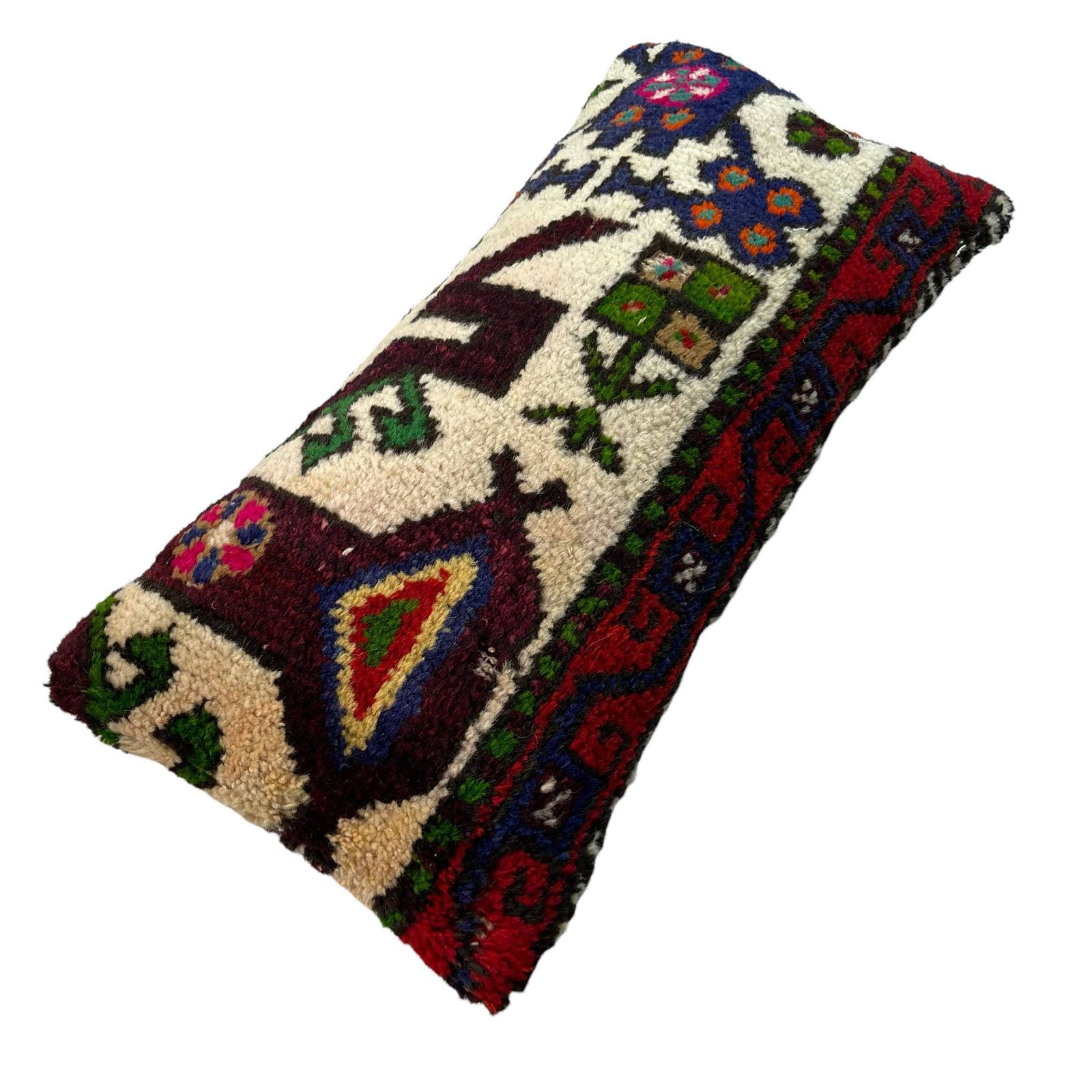 Vintage Hand Made Rug Cushion Cover,  Decorative Rug Pillow Cover, Large Vintage Turkish Rug Cushion Cover photo buy