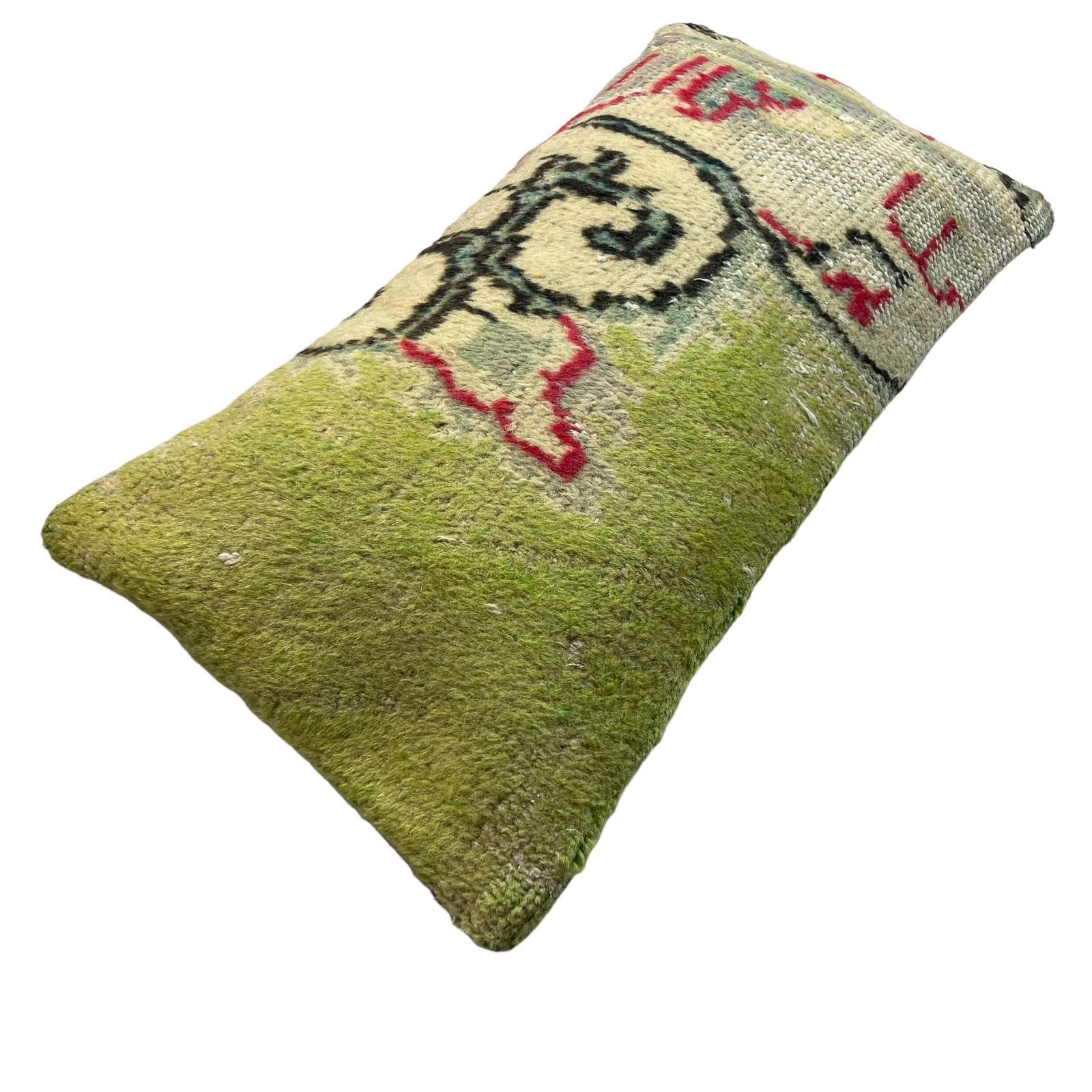 Vintage Hand Made Rug Cushion Cover, Decorative Rug Pillow Cover, Large Vintage Turkish Rug Cushion Cover photo furniture