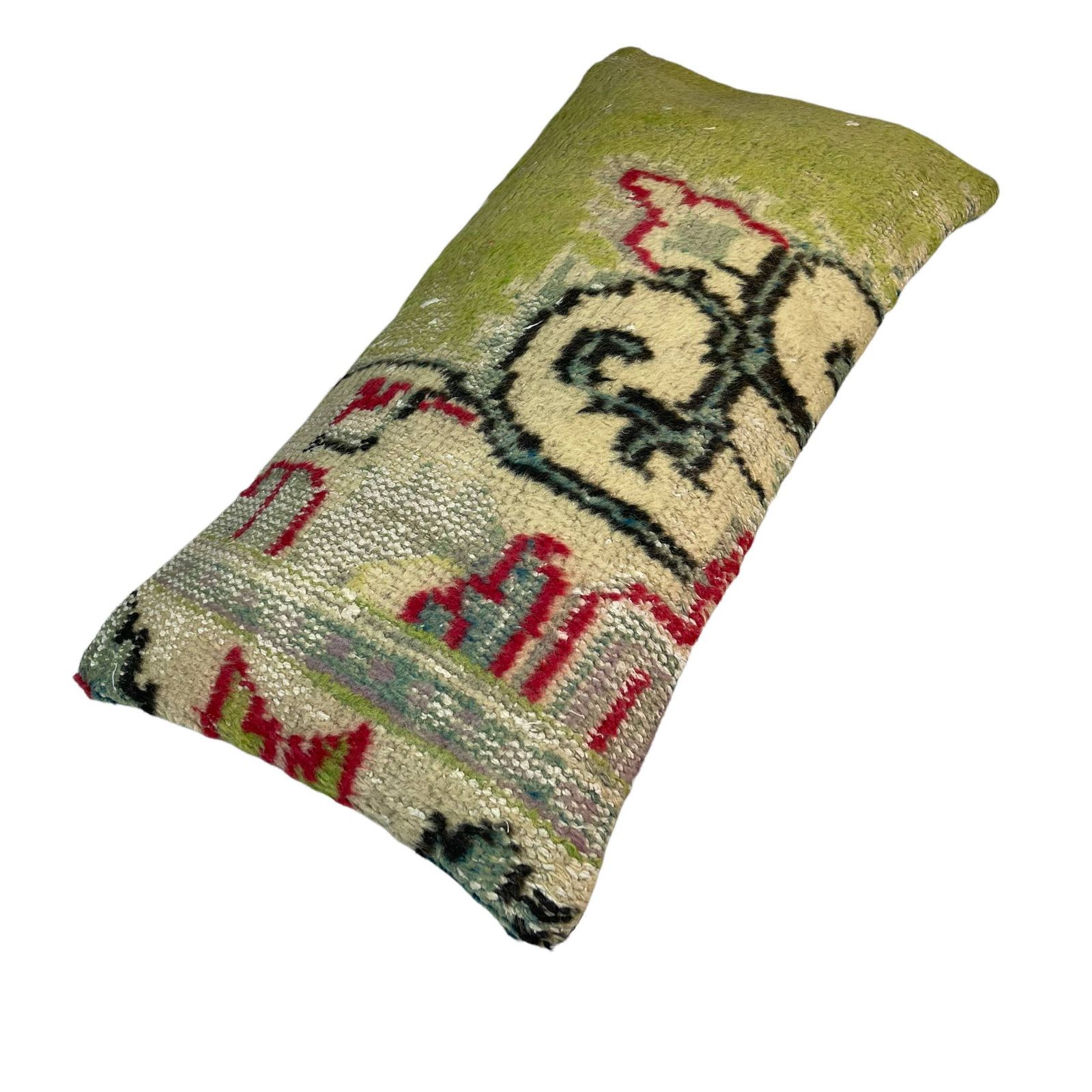 Vintage Hand Made Rug Cushion Cover, Decorative Rug Pillow Cover, Large Vintage Turkish Rug Cushion Cover photo 75.0