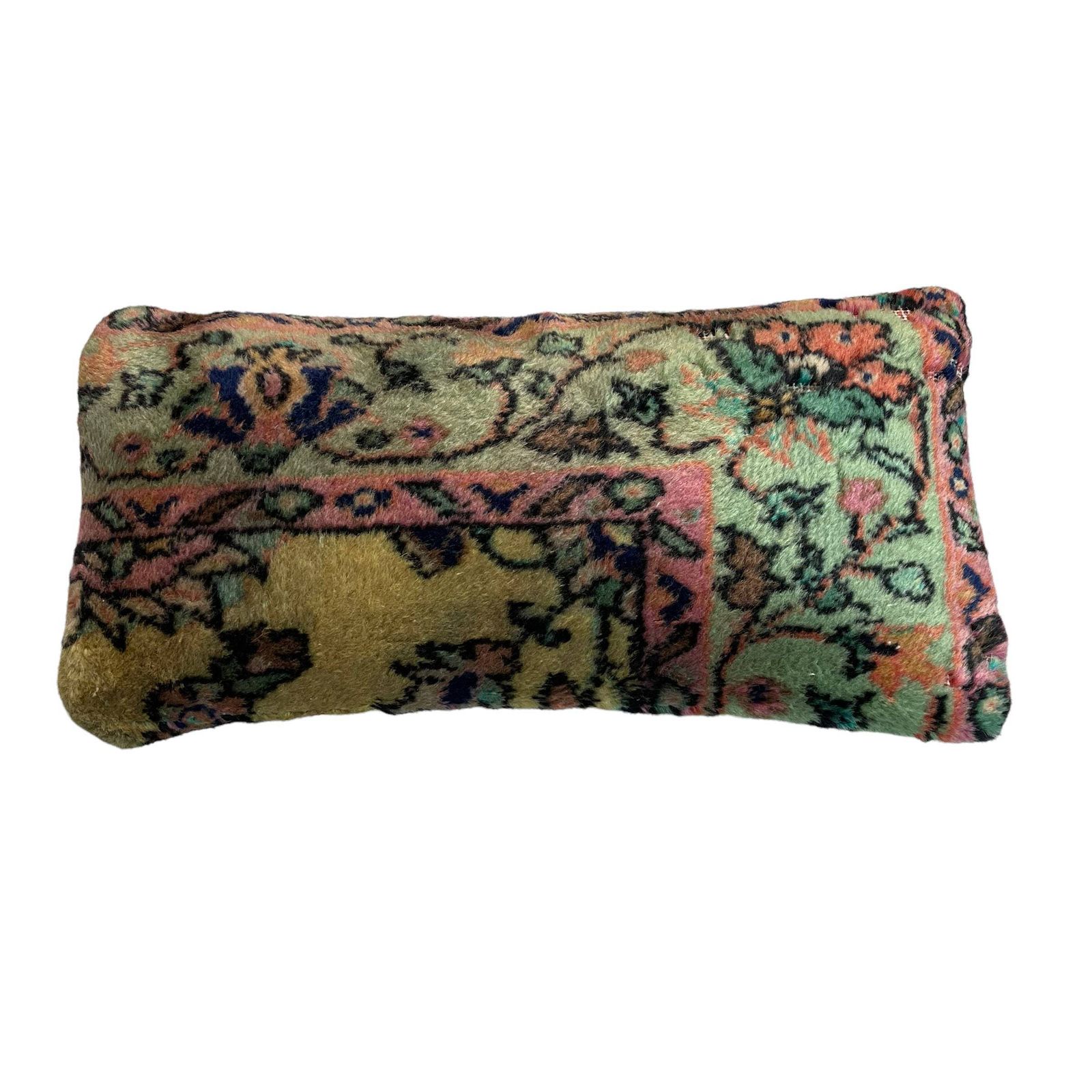 Vintage Hand Made Rug Cushion Cover, Decorative Rug Pillow Cover, Large Vintage Turkish Rug Cushion Cover photo vintage