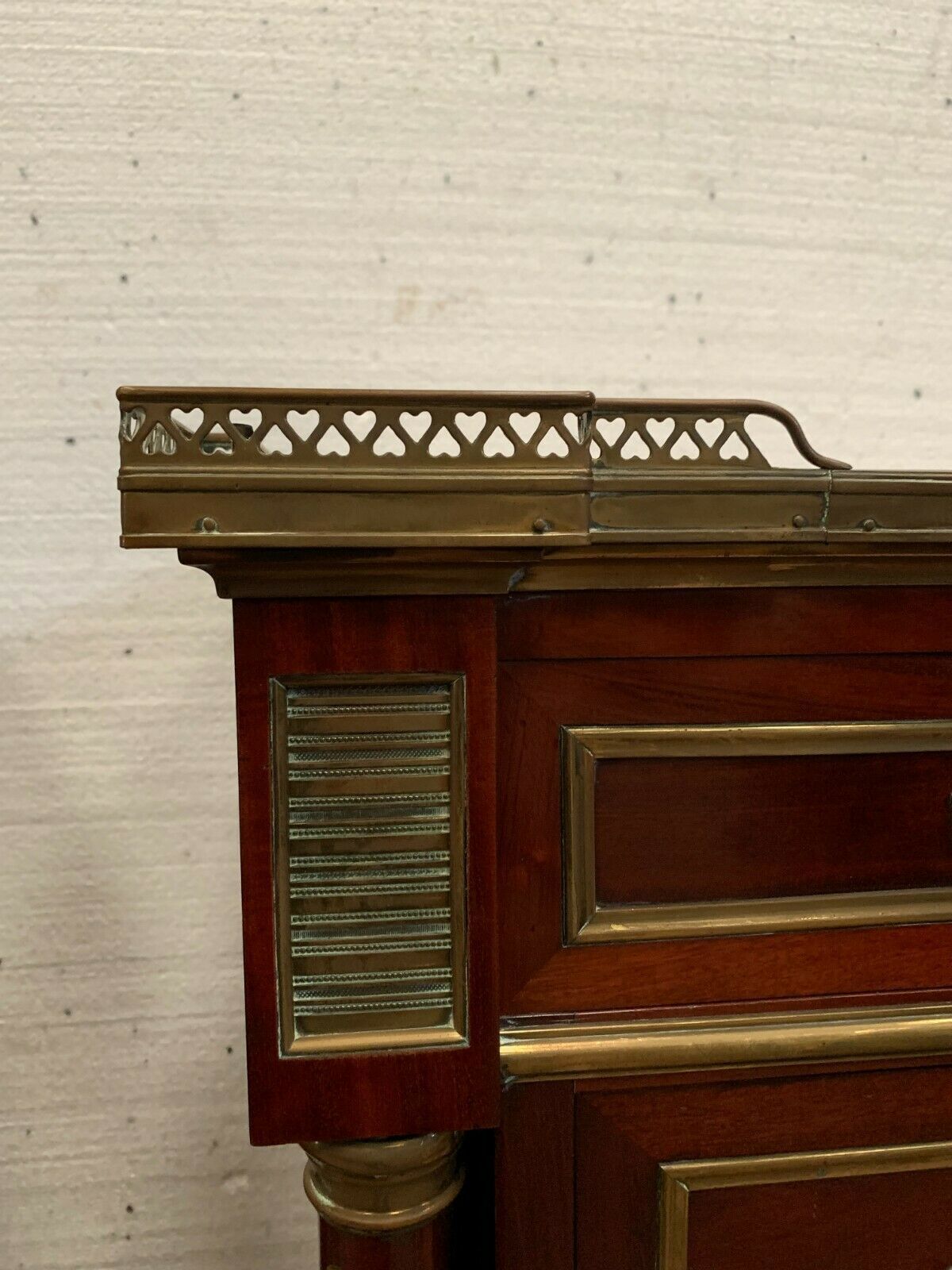 Napoleon III Style Safe Cabinet In Mahogany XX Century photo Furniture