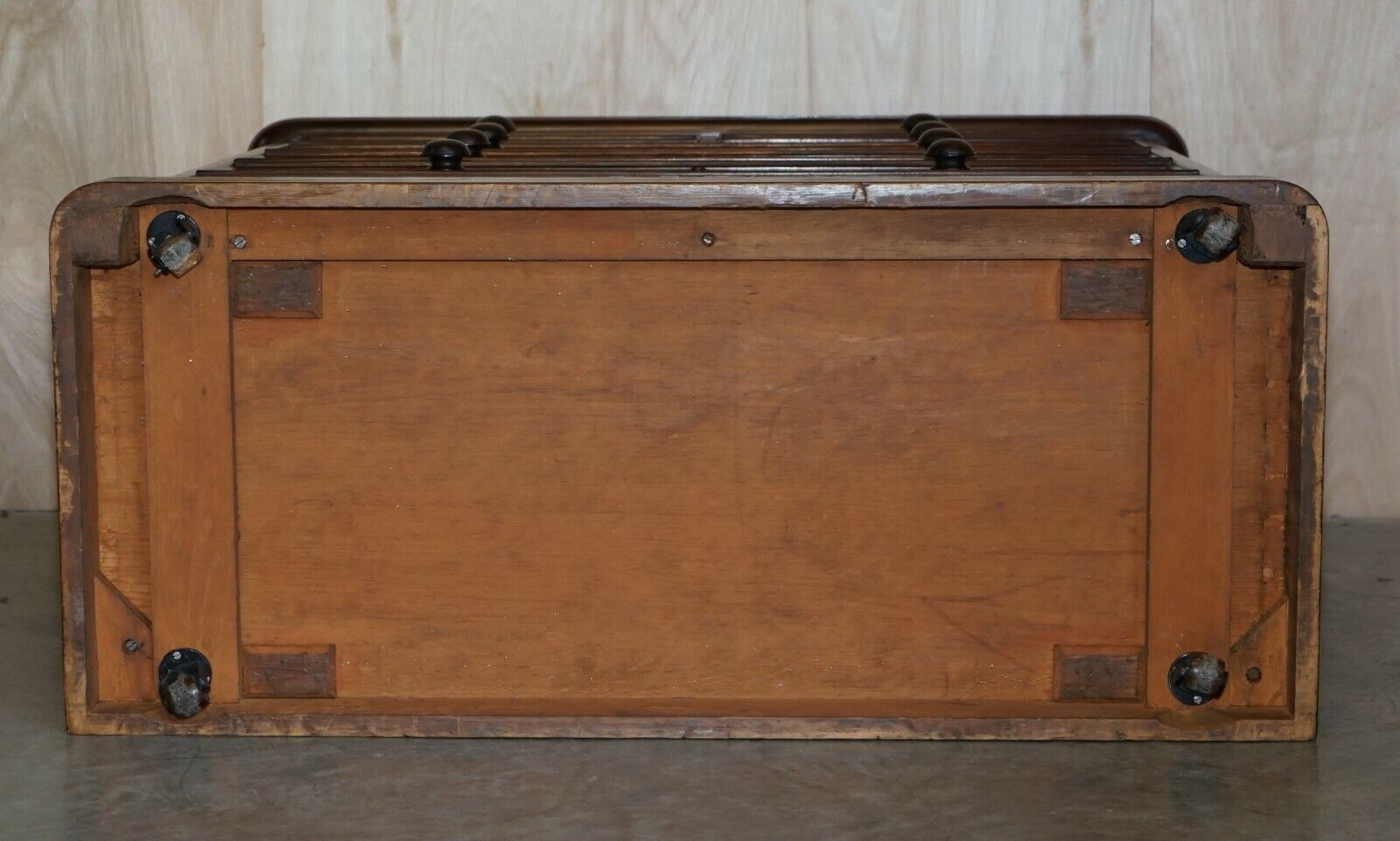 Furniture Antique Victorian Flamed Mahogany Two Over Four Chest Of Drawers Timber Patina photo