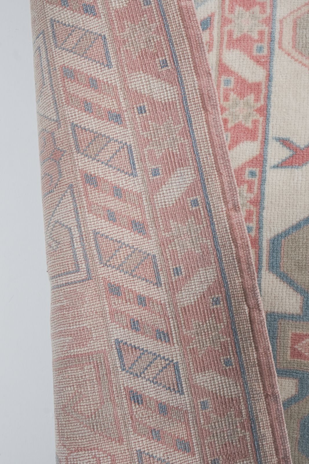Textiles Vintage Pastel Turkish Kars Rug 175 X 254 Cm photo