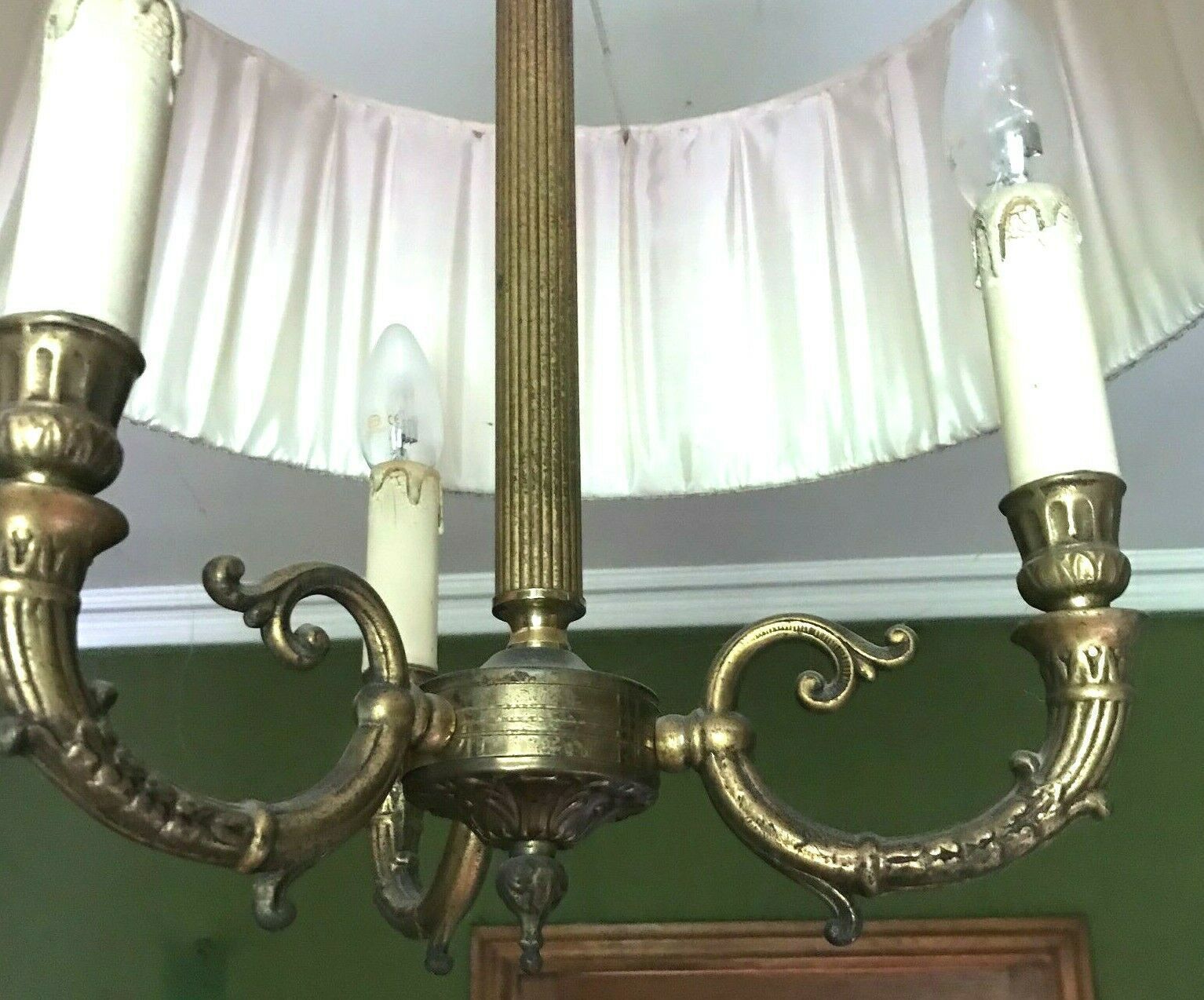 Louis XVI Style Chandelier In Gilded Bronze XX Century photo for sale
