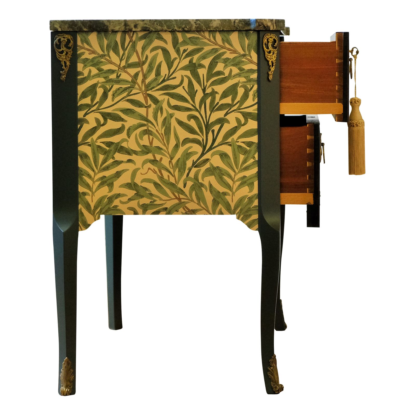 Gustavian Style Commode With William Morris Classic Design photo buy