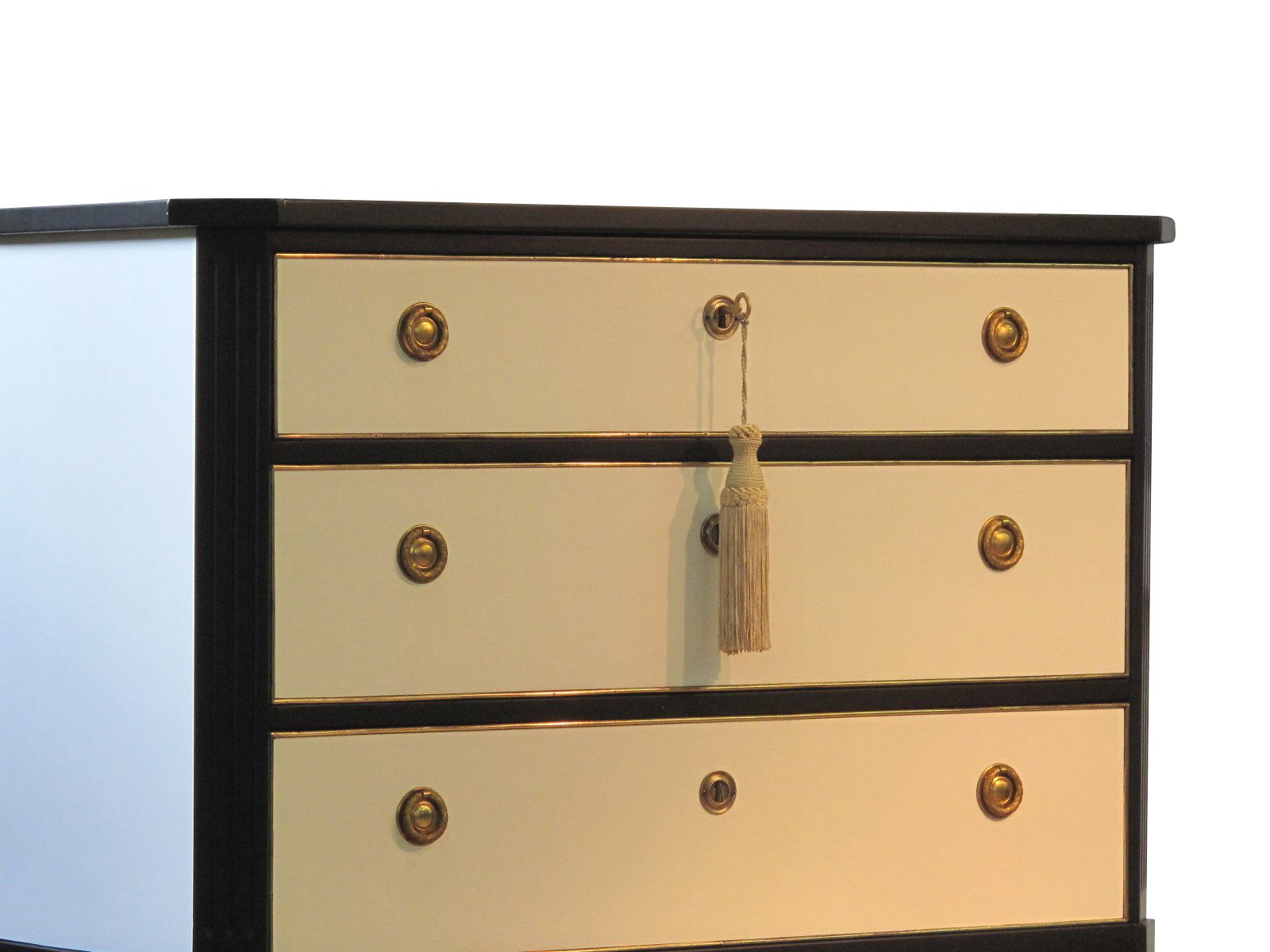 Vintage Gustavian Chest In Coco Chanel Style photo furniture