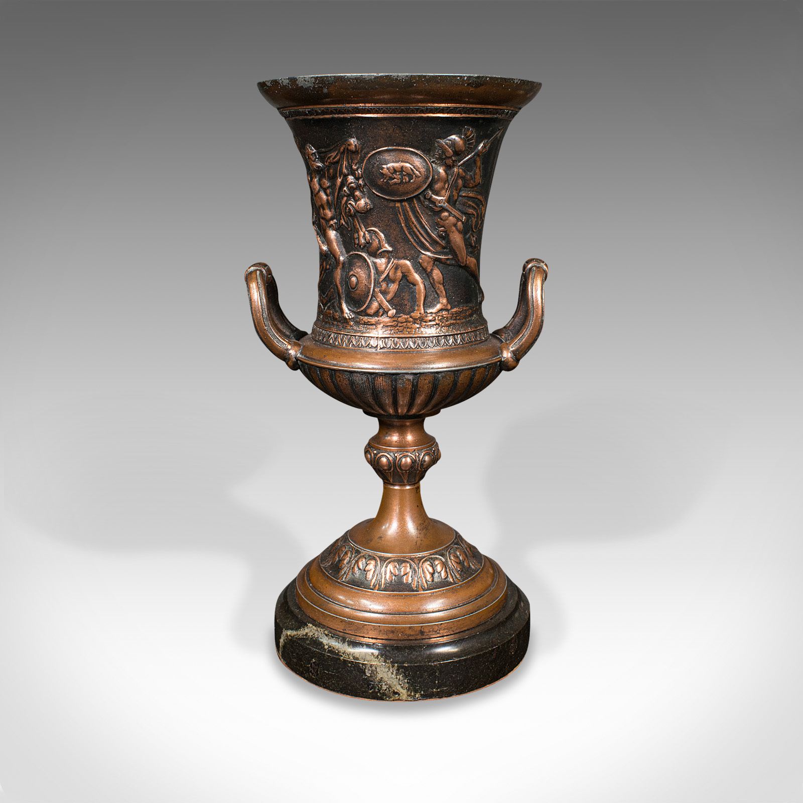 Pair, Antique Grand Tour Urns, Italian, Decorative Vase, Roman Taste photo for sale