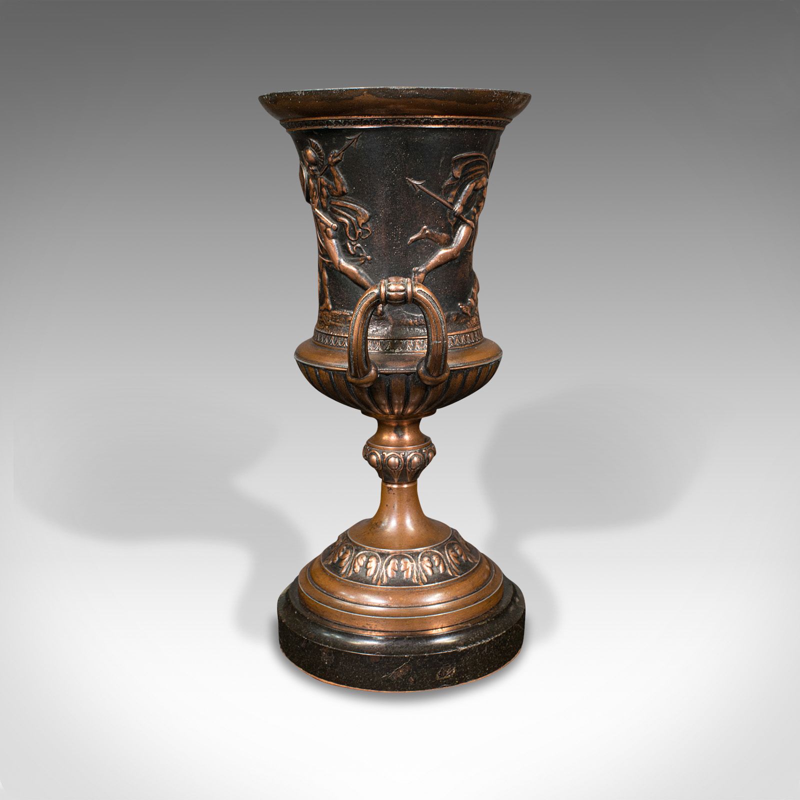 Pair, Antique Grand Tour Urns, Italian, Decorative Vase, Roman Taste photo vintage