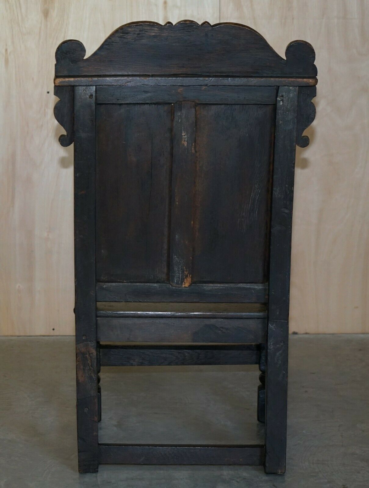 photo buy Fine & Rare Original 18th Century 1720 Wainscot Armchair Northern England Oak