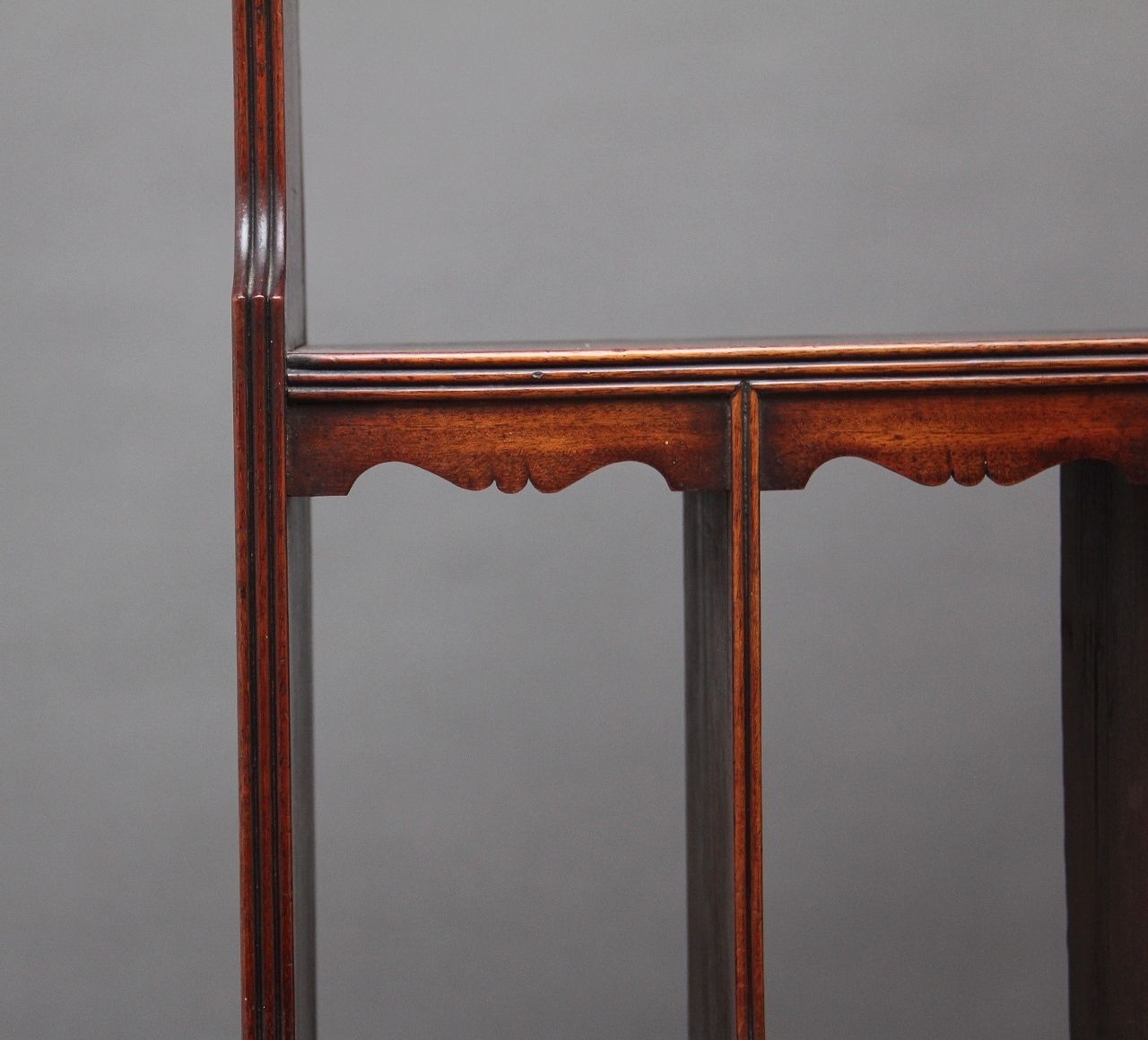 Furniture Early 19th Century Mahogany Open Top Cabinet photo