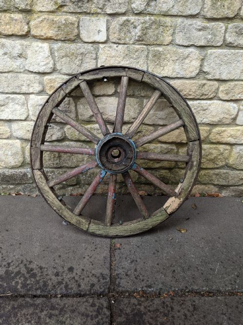 12 Spoke Cartwheel With Metal Rim