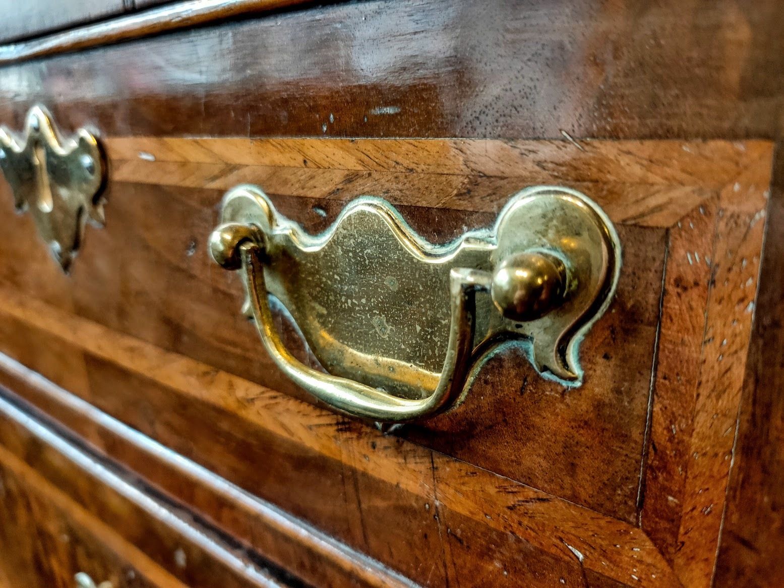 Early 18th Century Walnut Chest On Stand With Cabriole Legs photo vinterior