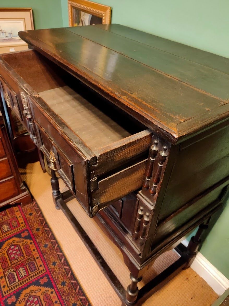 17th Century Two Drawer Oak Chest On Stand photo 2225.0