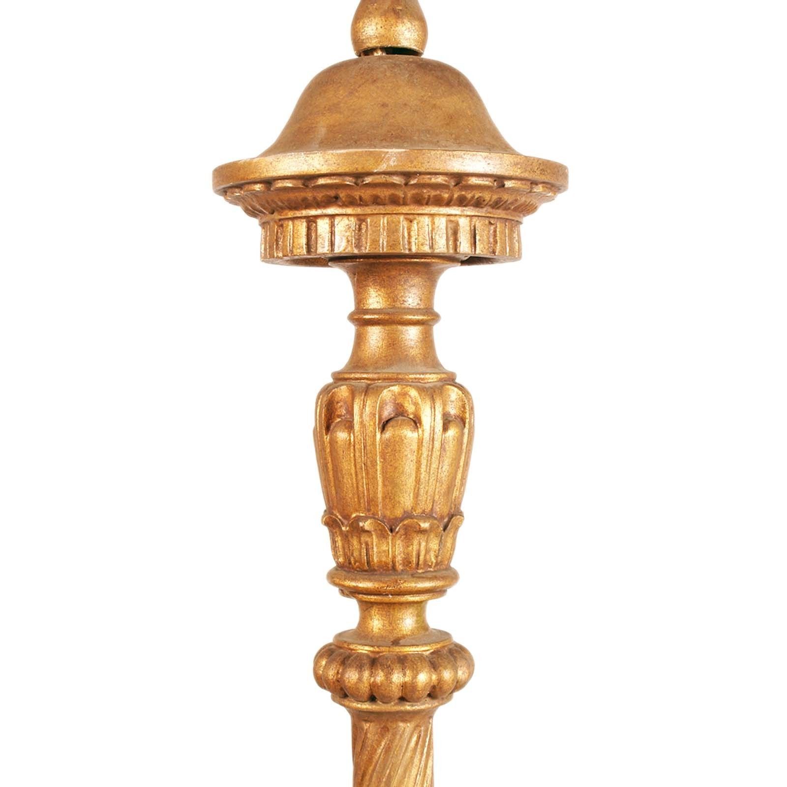 Large Florentine Baroque Chandelier In Hand Carved Walnut Gold Leaf, 9 Lights photo vinterior