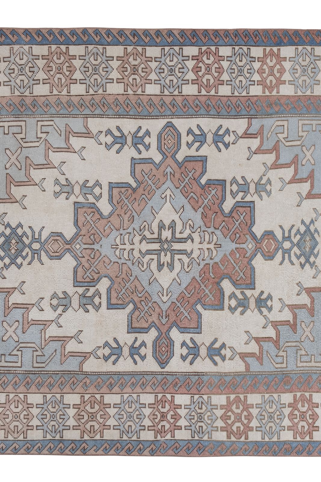Vintage Oversize Gray Turkish Oushak Rug  173 X 227 Cm photo for sale