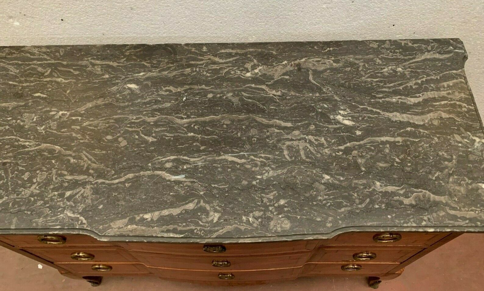 Transition Style Chest Of Drawers In Rosewood And Amaranth Veneer, 20th Century photo buy