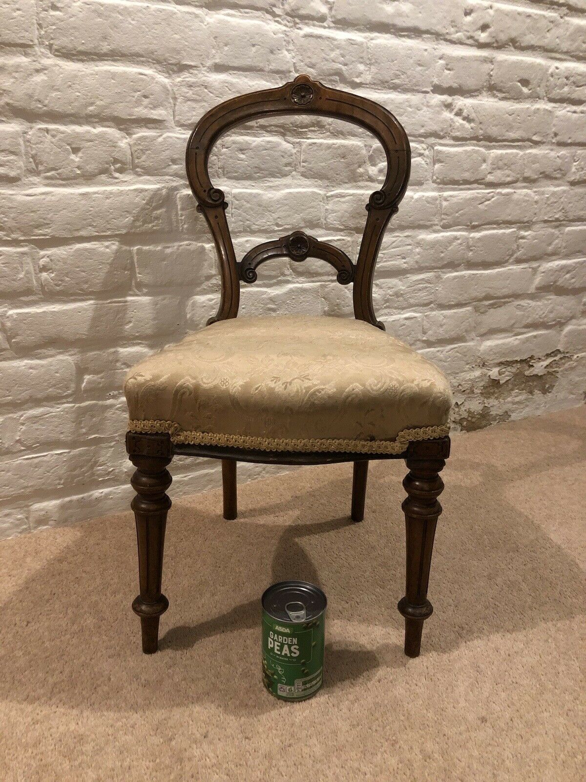 photo furniture Antique Salesman Sample Chair, Made & Used By W Wallace Of Curtain Rd, London.