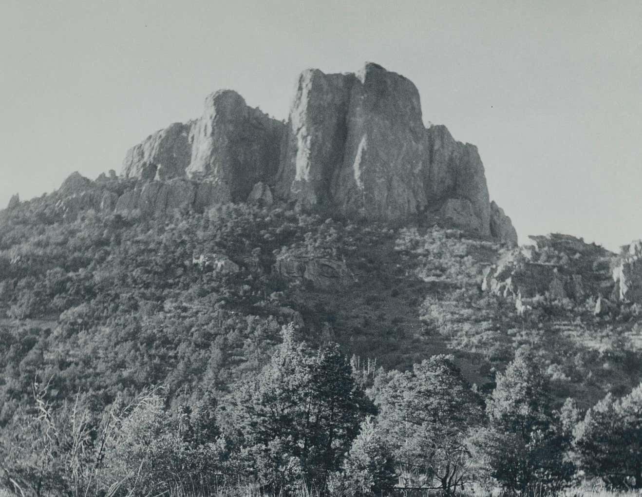 Erich Andres Panther Pass, Texas, Silver Gelatine Print Photography, USA, Ca. 1960s, photo furniture