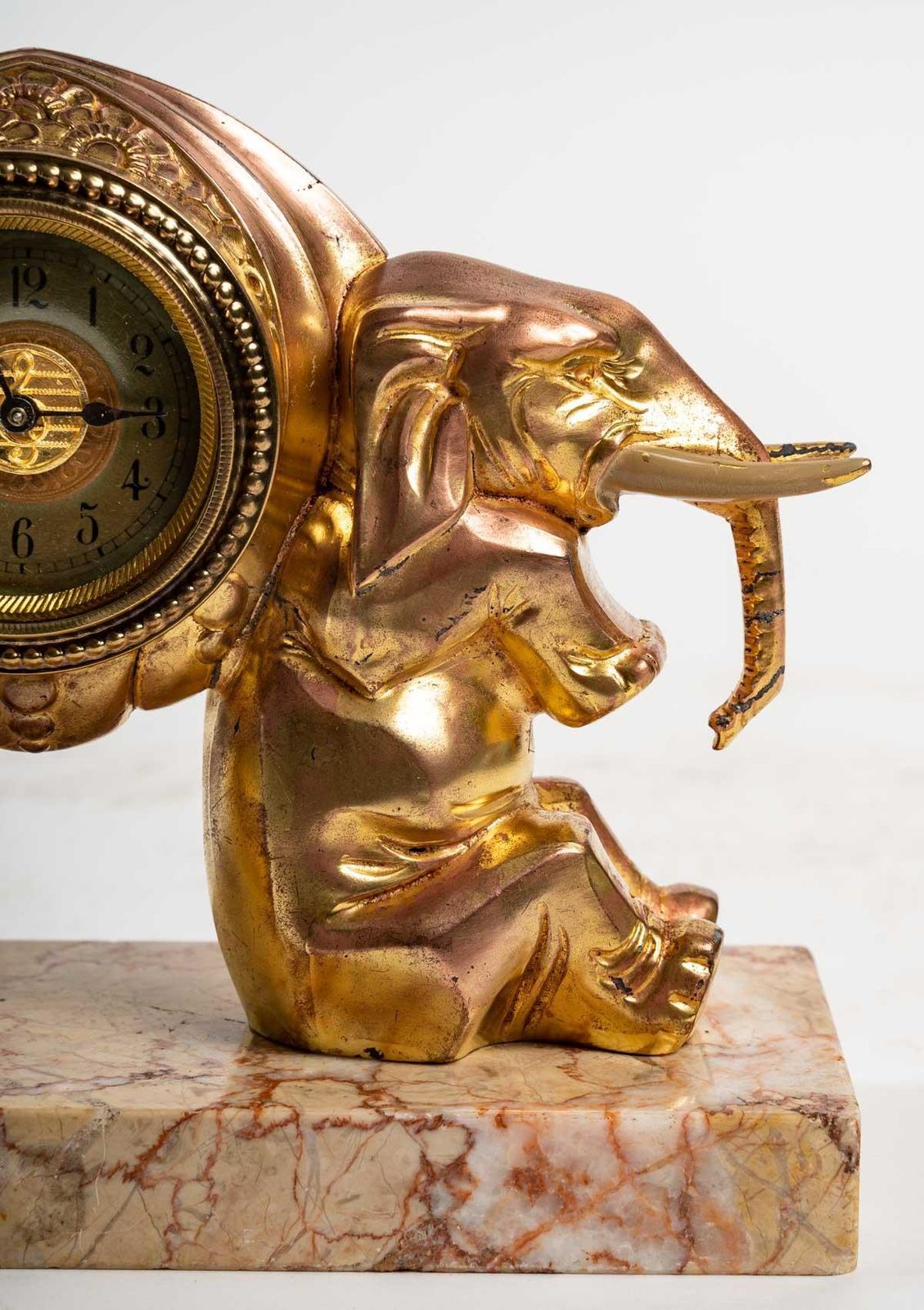 Small Clock With Elephants, 1910s photo buy