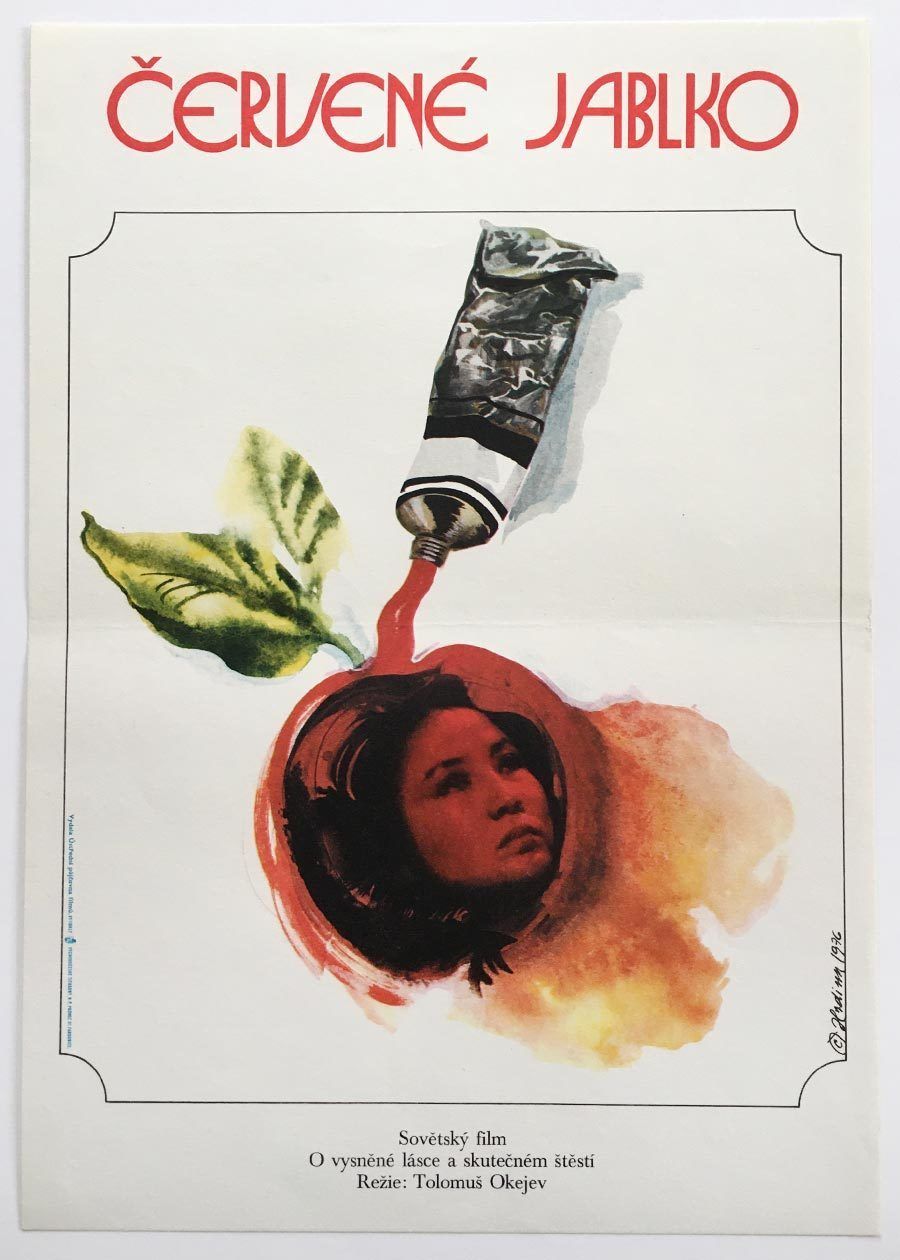 Movie Poster, The Red Apple, Miroslav Hrdina, 1976