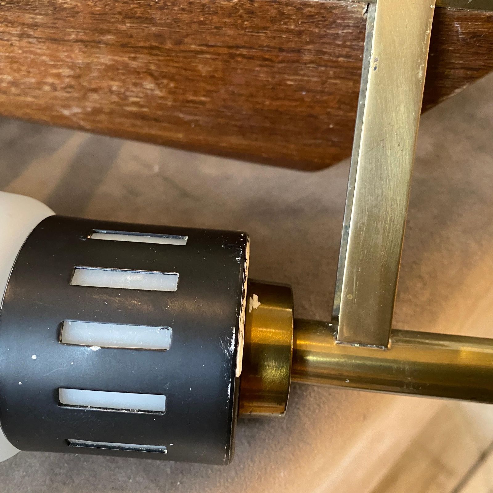 1608.0 1960s Set Of Two Mid Century Modern Huge Wall Sconces In The Style Of Arredoluce photo
