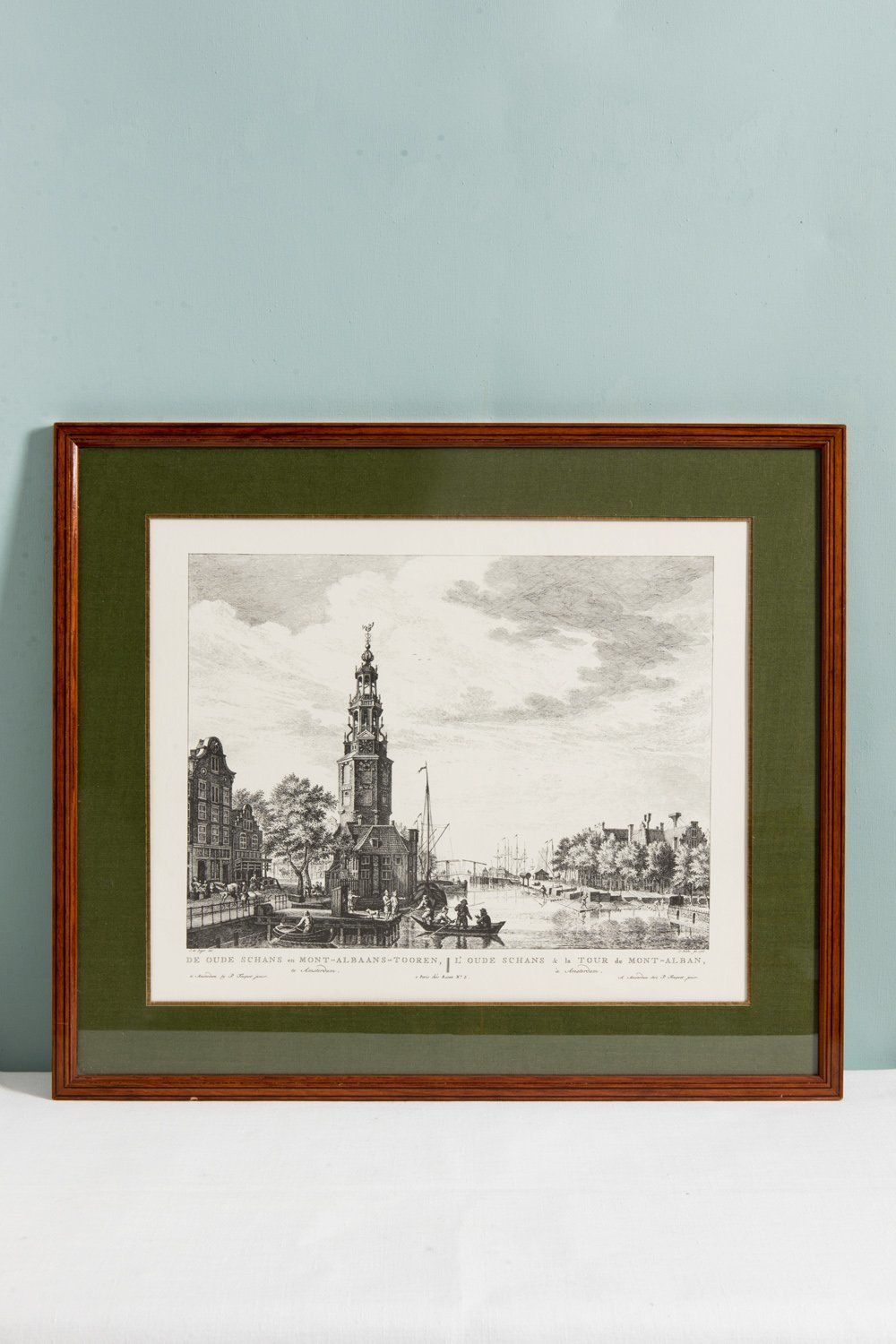 Simon Fokke, Oudeschans, Copperplate Engraving  1760