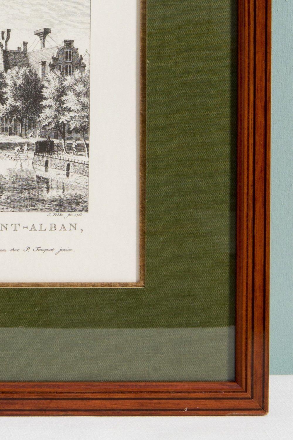 Simon Fokke, Oudeschans, Copperplate Engraving  1760 photo buy