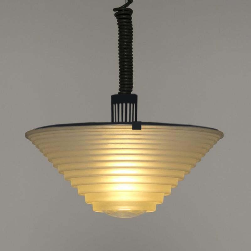 1970s Artemide “Egina 38” Pendant Lamp By Angelo Mangiarotti photo vinterior