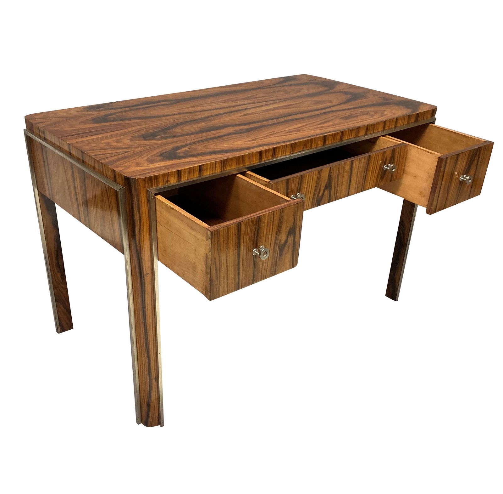 A Fine French Macassar Desk C.1930's photo furniture