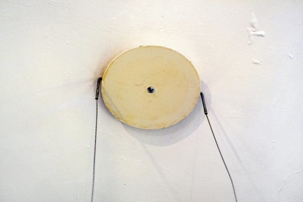 Postmodern Glass Ceiling Lamp From Saporiti Italia, 1980s photo vinterior
