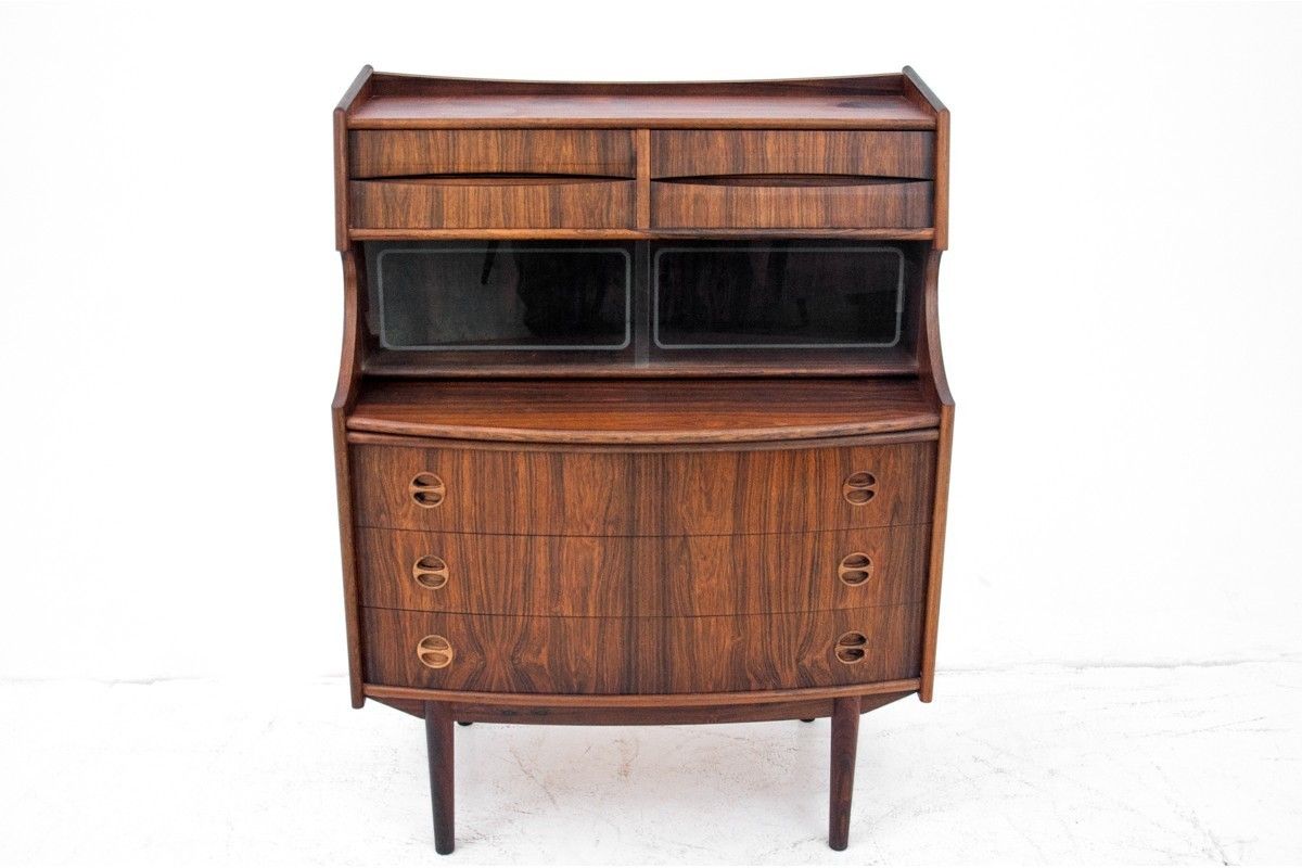 Rosewood Writing Desk, G. Falsig, Møbelfabrik Holstebro, 1970s