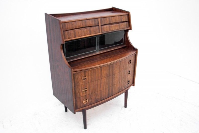 Rosewood Writing Desk, G. Falsig, Møbelfabrik Holstebro, 1970s photo for sale