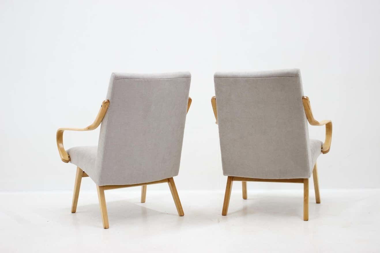 1960s Pair Of Ton Armchairs By Jaroslav Smidek, Czechoslovakia photo 1169.0