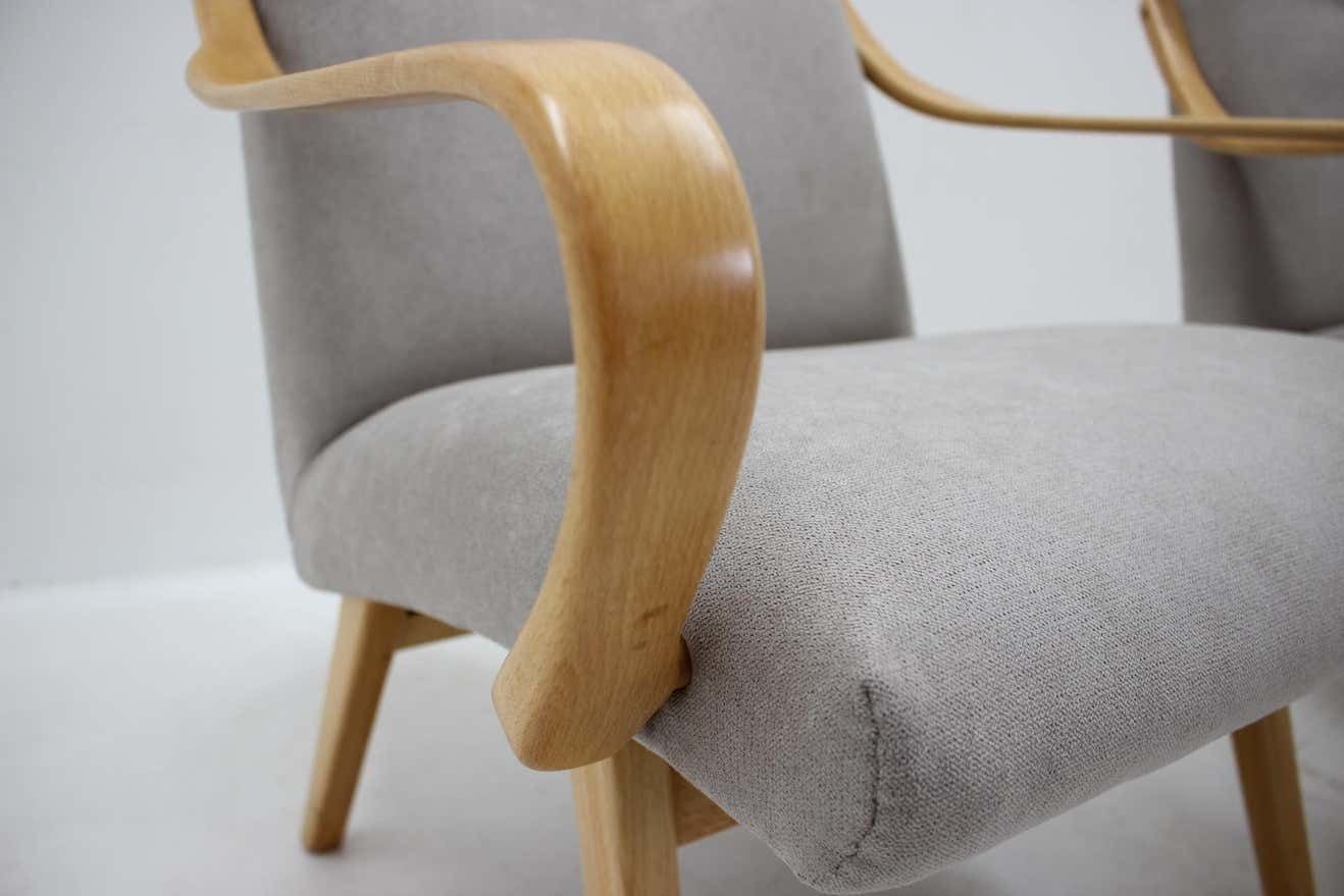 1960s Pair Of Ton Armchairs By Jaroslav Smidek, Czechoslovakia photo buy