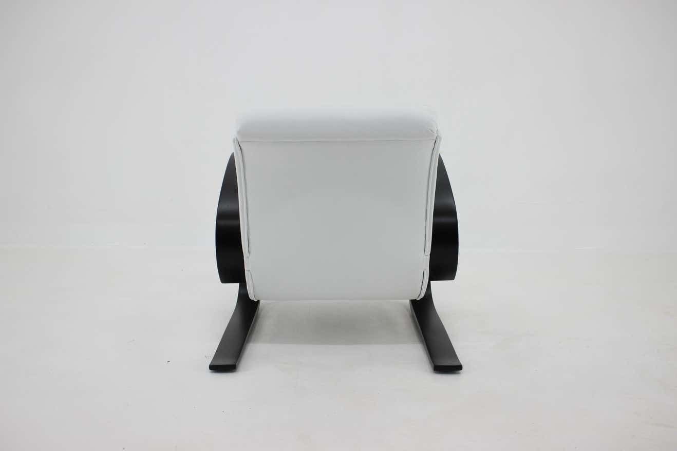 1930s Miroslav Navratil Lounge Chair In White Leather photo buy