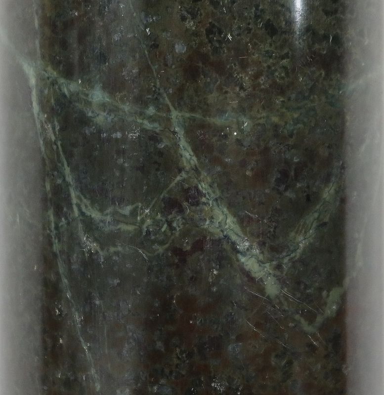 Column With Turntable In Green Sea Marble, 2nd Half Of The 19th Century photo vinterior