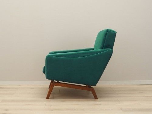 Green Armchair, Danish Design, 1970s, Made In Denmark photo for sale
