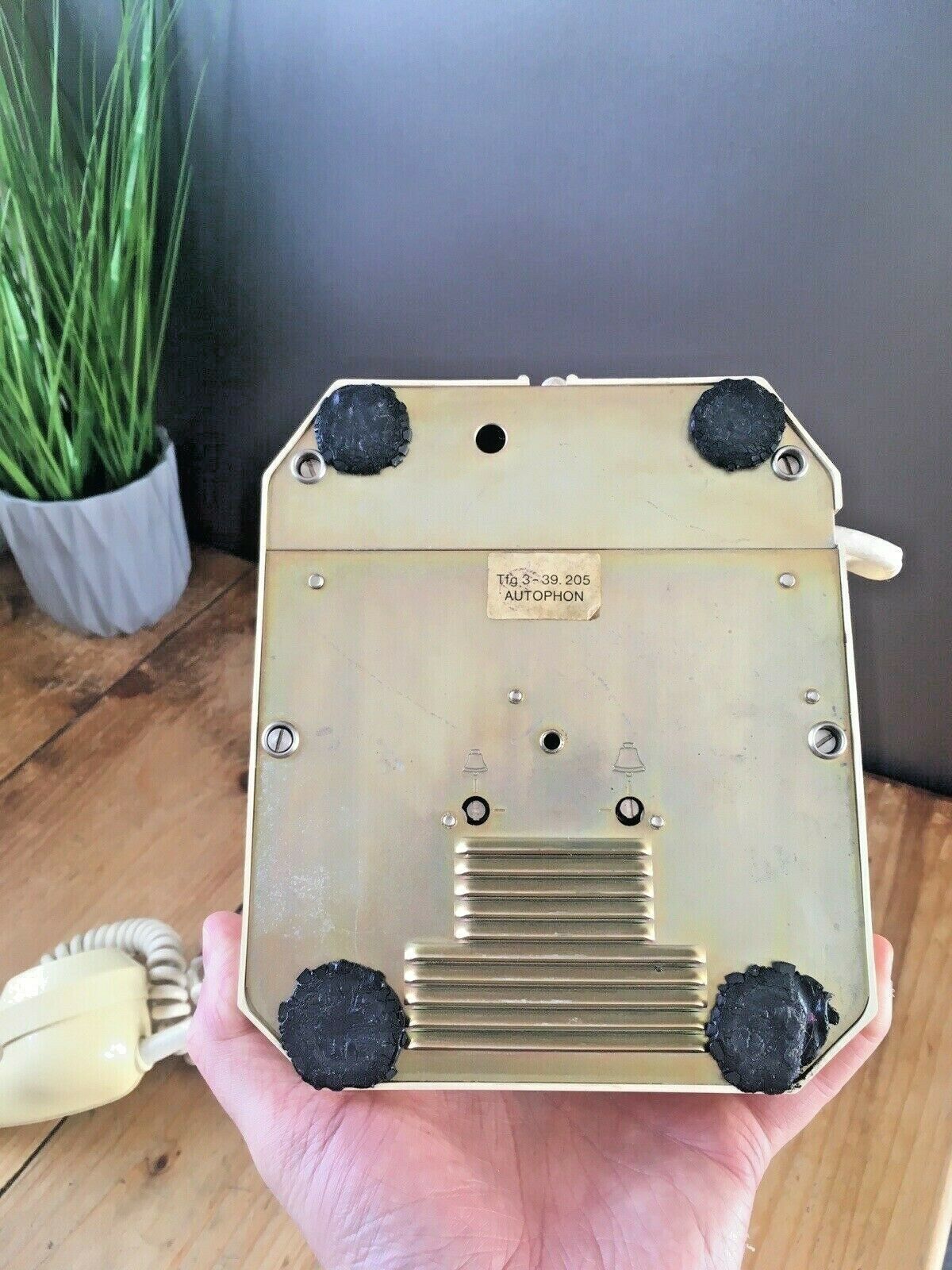110.0 Art Deco Swiss German Weidmann Gfeller Bakelite Rotary Desk Phone Dial Landline Telephone photo