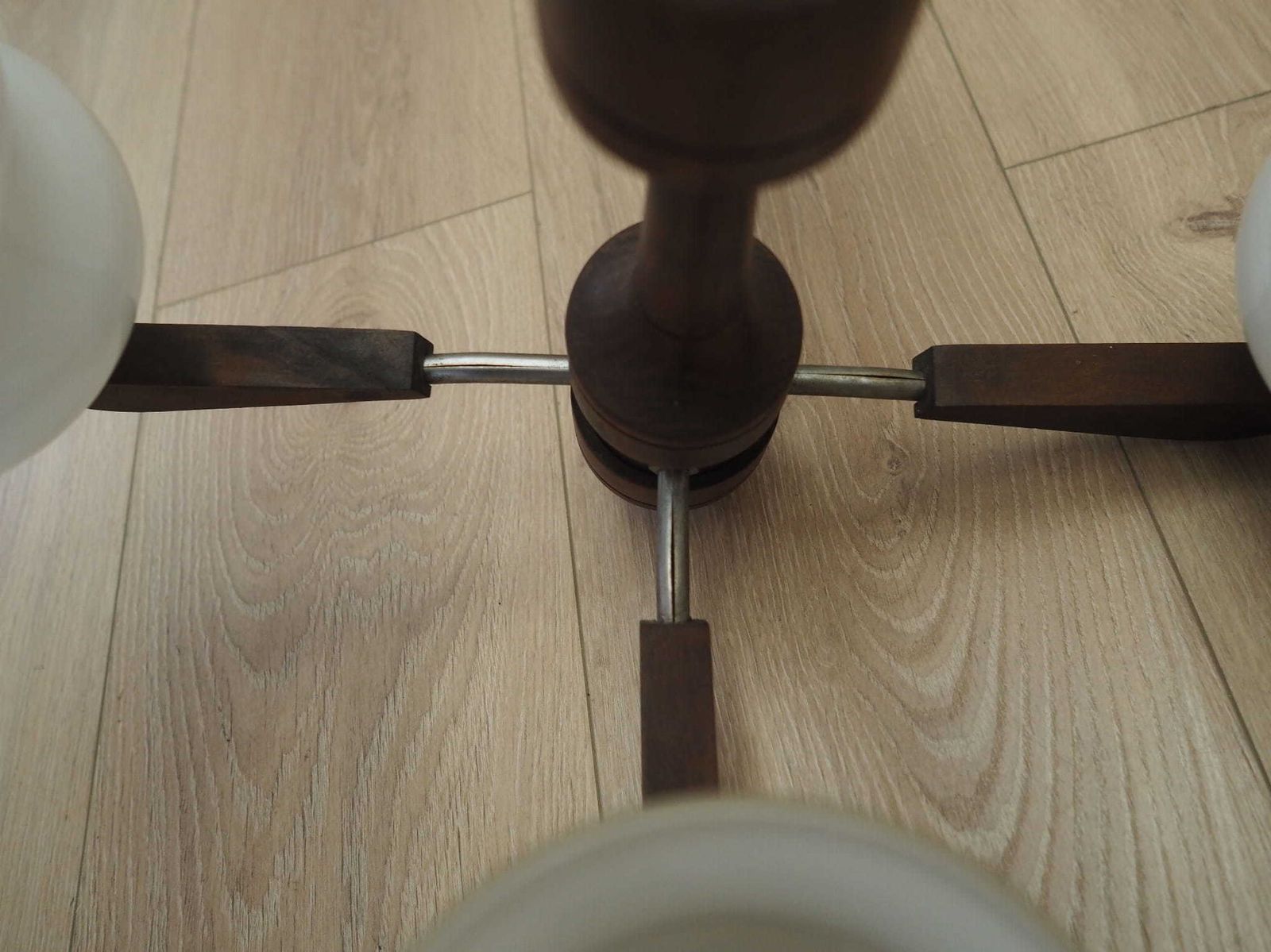 photo for sale Wooden Chandelier, Danish Design, 1970s, Production: Denmark