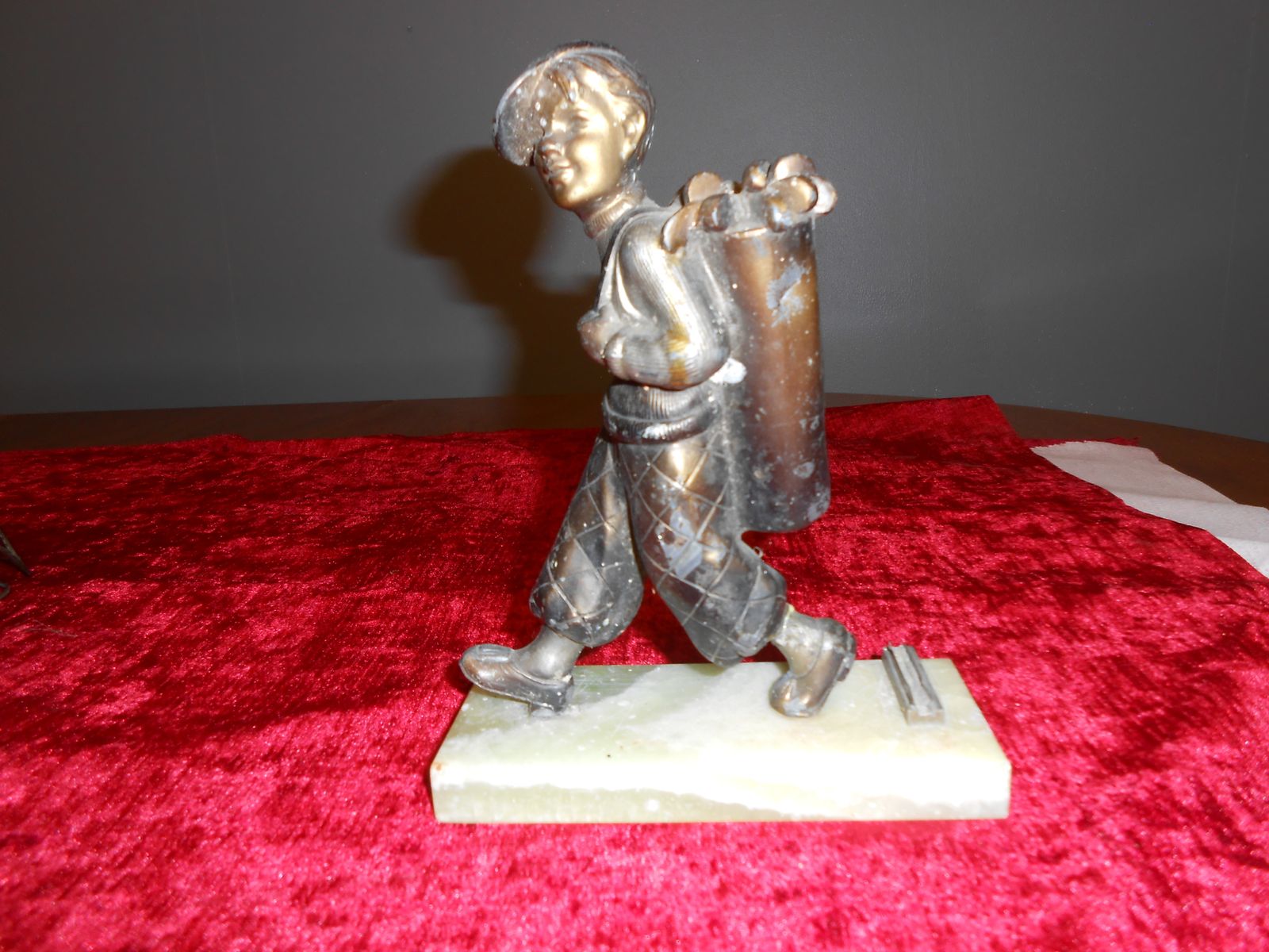 Rare Caddie  Match Striker, Early 20th Century.  Marked Anr. photo furniture
