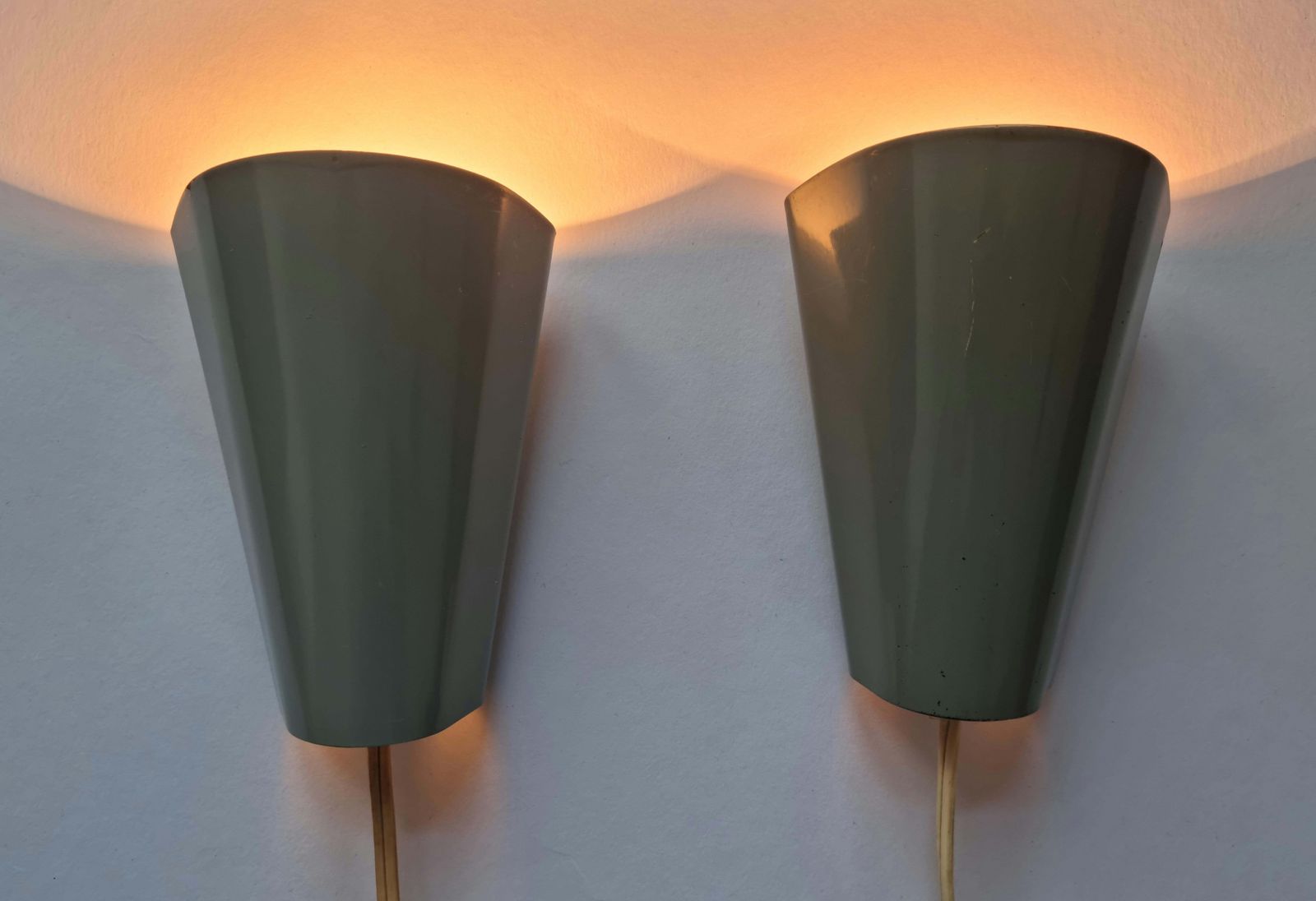 401.0 Pair Of Mid Century Rare Wall Lamps Lidokov, Designed By Josef Hurka, 1960s photo