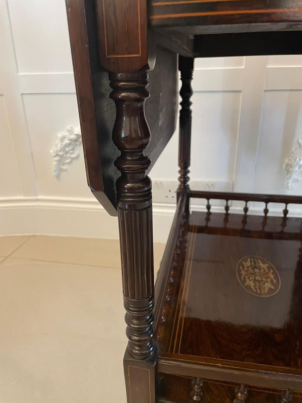 photo buy Outstanding Quality Antique Victorian Rosewood Inlaid Centre Table