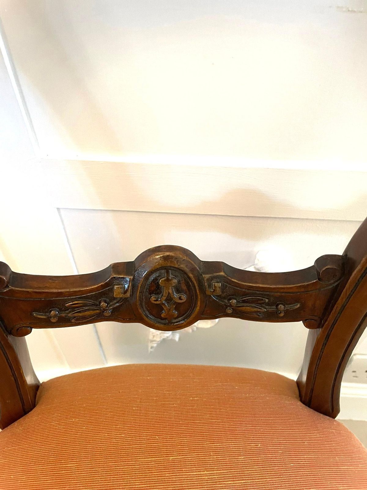 photo for sale Set Of Four Quality Antique Victorian Carved Walnut Dining Chairs