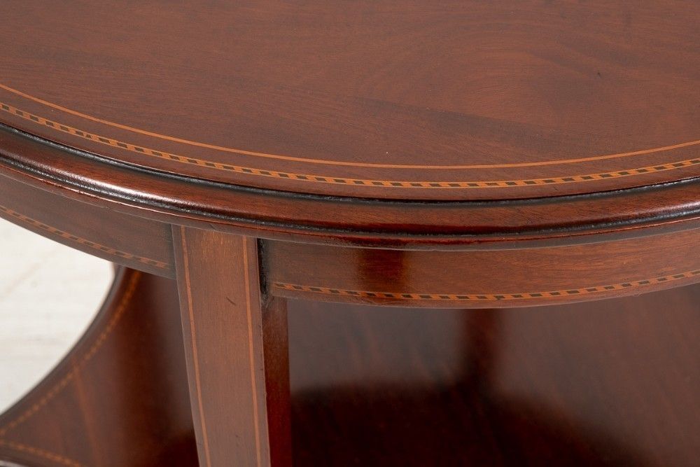 Sheraton Revival Table   Antique Mahogany Centre Tables 1890 photo Furniture