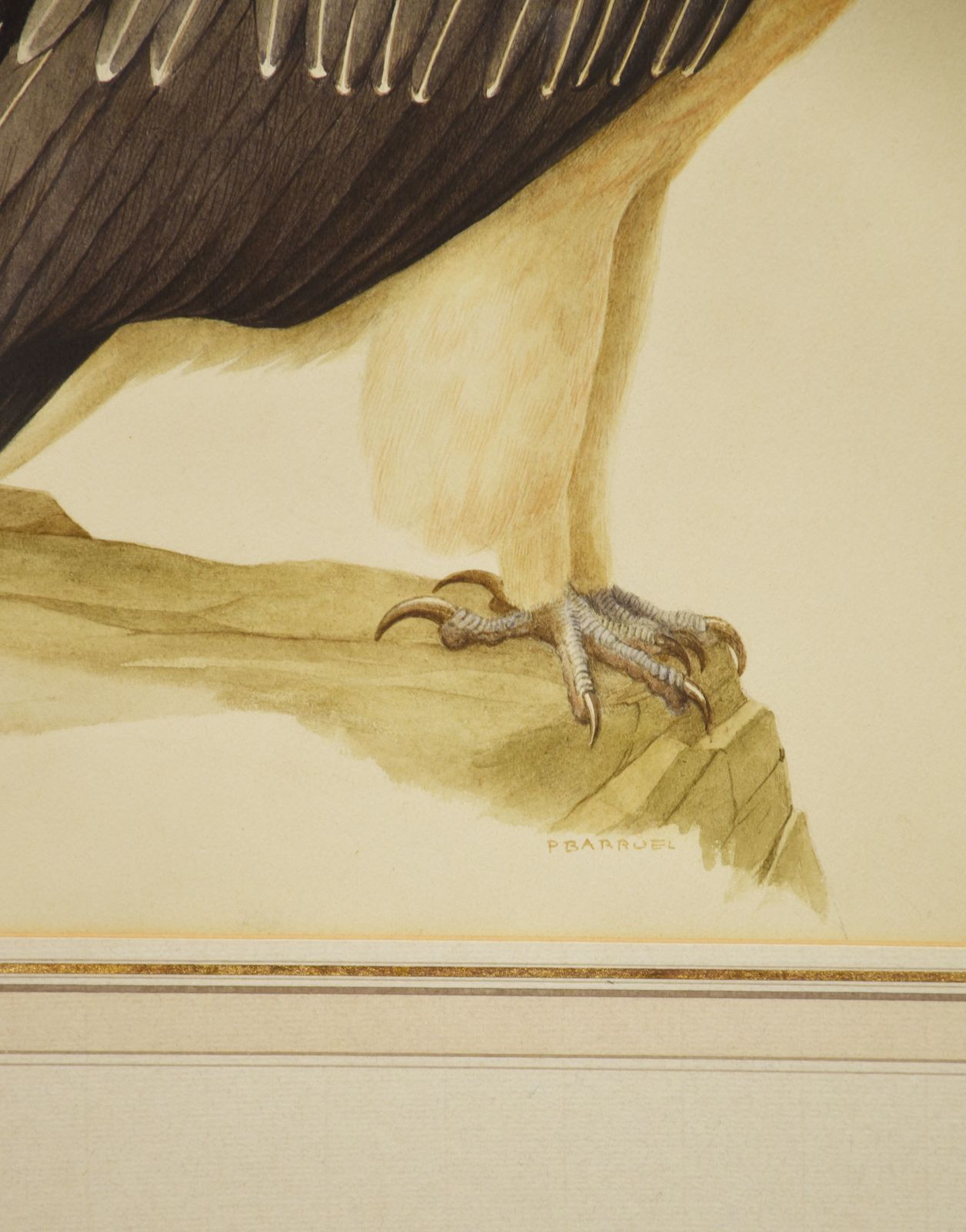 Paul Louis Barruel Watercolour On Paper photo Art