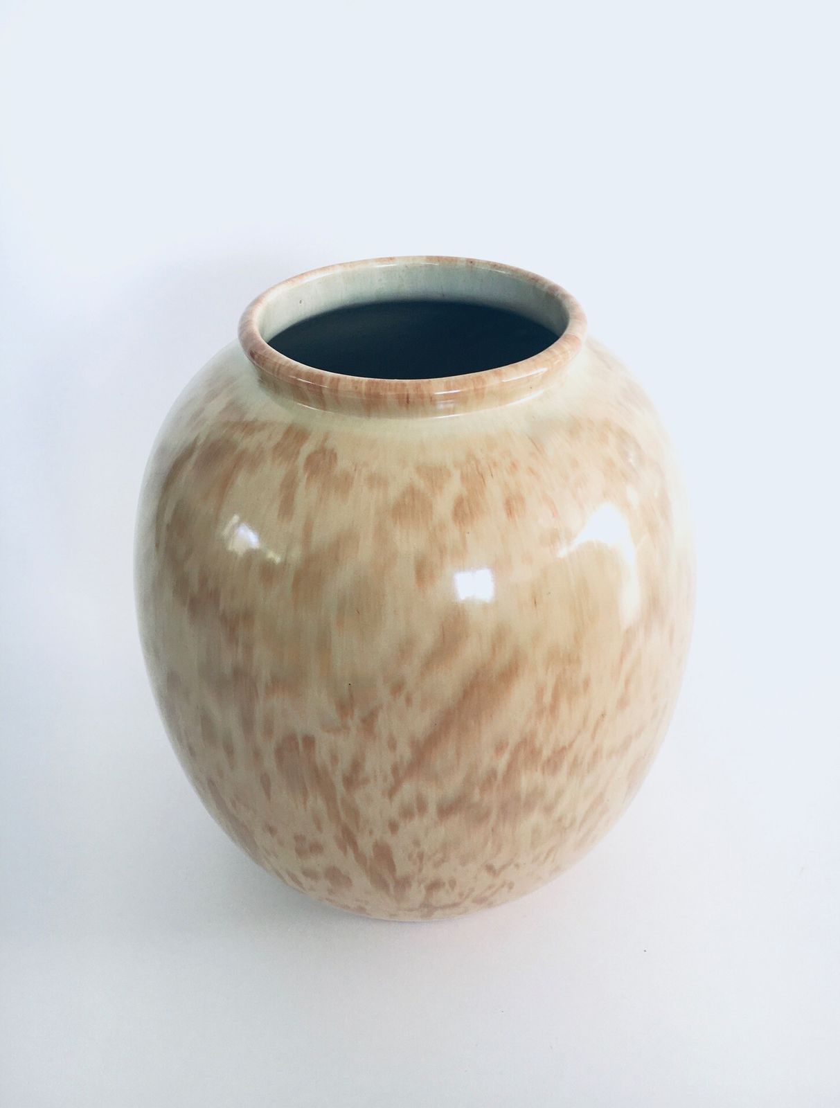 Impressive Ceramic Rubra Vase By Wim Visser For Petrus Regout Maastricht, Netherlands 1954 photo Home Decor