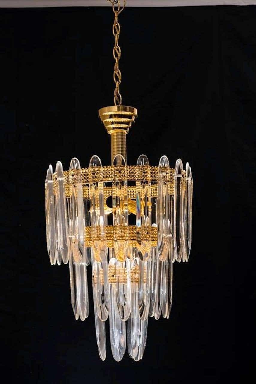 Chandelier By Gaetano Sciolari, 1960s photo for sale