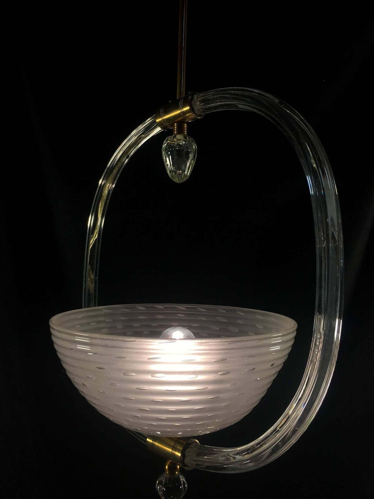 photo for sale Charming Italian Chandelier By Barovier & Toso, Murano, 1940