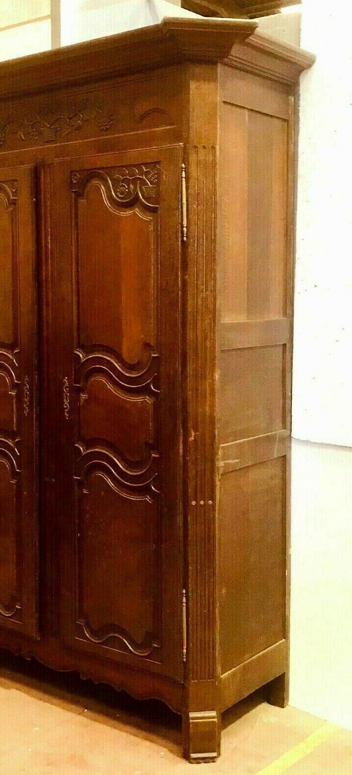 Louis XIV Cabinet In Carved Oak XVIII Century photo furniture